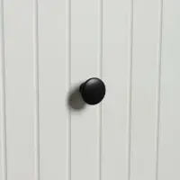 Ручка кнопка WAVE ТУНДРА РК120BL, черная