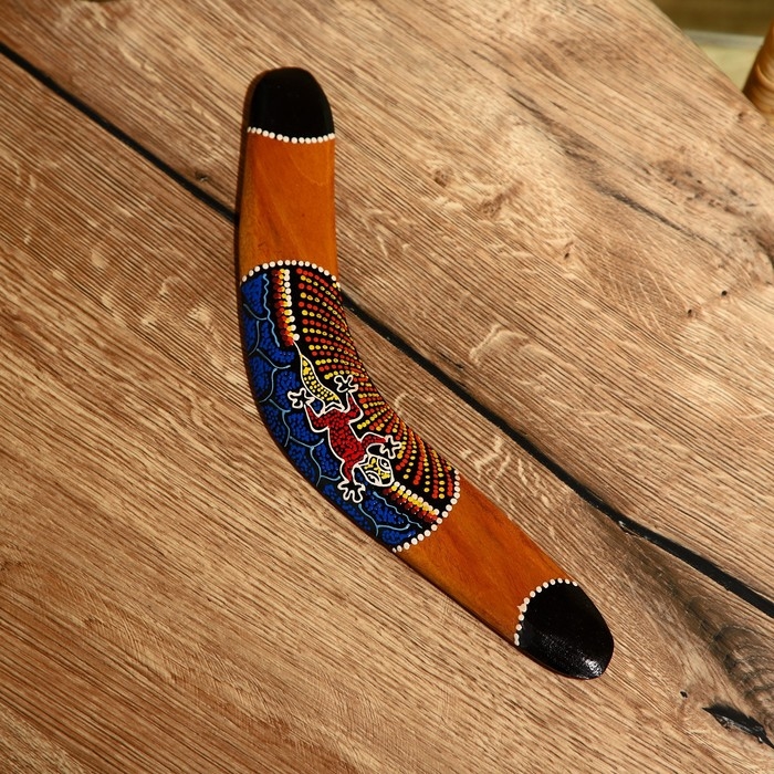 Сувенир Бумеранг  Сувенир Бумеранг "Яркий узор" 30х5х1 см МИКС