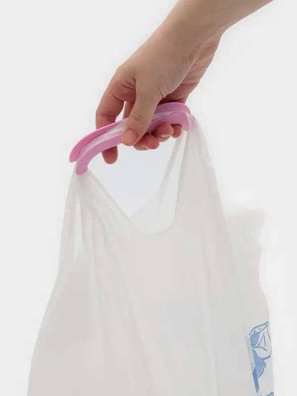 Набор ручек-держателей для пакетов 3 шт, цвет МИКС Набор ручек-держателей для пакетов 3 шт, цвет МИКС