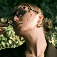 Серьги металл &laquo;Кольца&raquo;, тренд, цвет золото