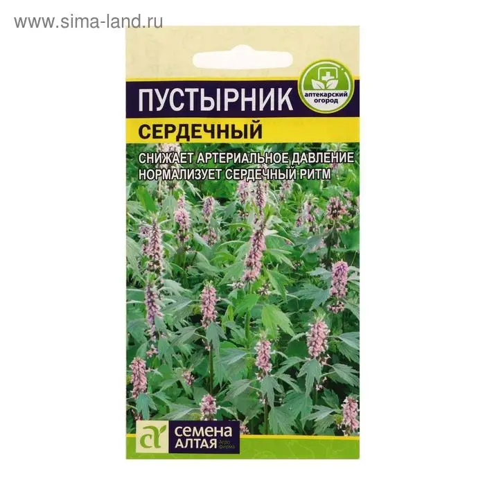 Семена  Пустырник "Сердечный", ц/п,  0,1 г