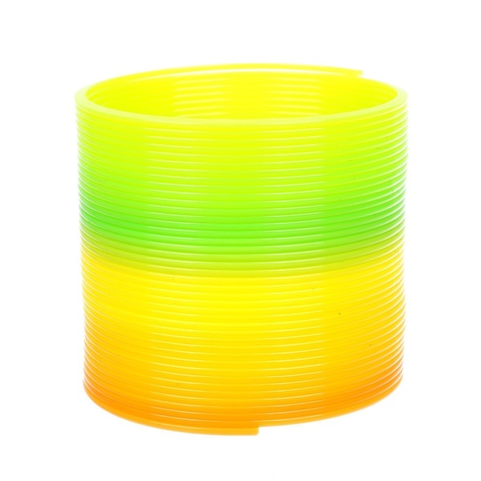 Пружинка - радуга «Зелёный монстрик», в шоубоксе