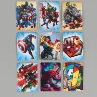 Наклейки для подарков &laquo;Супергерои&raquo;, 42 штуки в коробке, 3 &times; 4 см