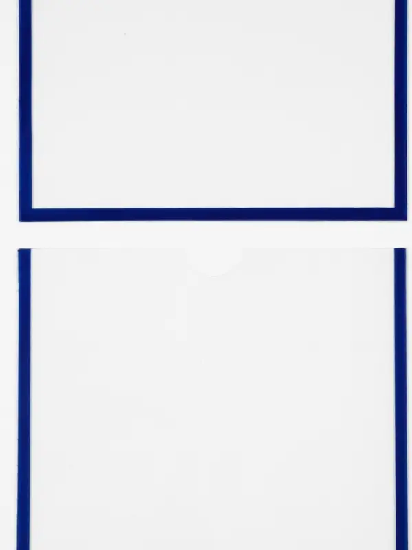 Информационный стенд &laquo;Уголок потребителя&raquo; 4 кармана (3 плоских А4, 1 объёмный А4), цвет синий