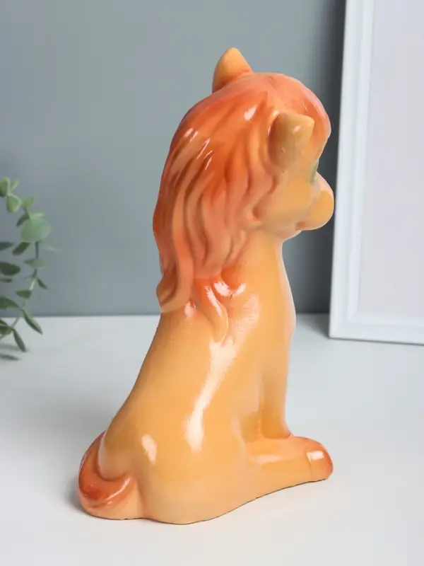 Копилка "Лошадка веселая" высота 27 см, коричневый