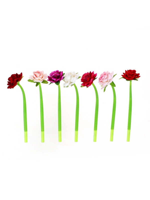 Ручка шариковая-прикол, «Роза», МИКС