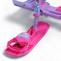 Снегокат «Лошадка», со спинкой, розовый, фиолетовый, ТС4-1СЛ/Л Snow Cat