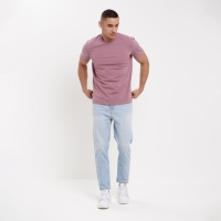 Футболка мужская MINAKU REGULAR FIT: цвет пурпурный, р-р 42