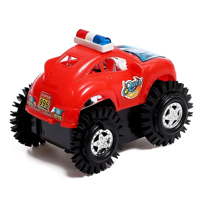 Машина-перевёртыш «Кабриолет», работает от батареек, световые эффекты, цвета МИКС