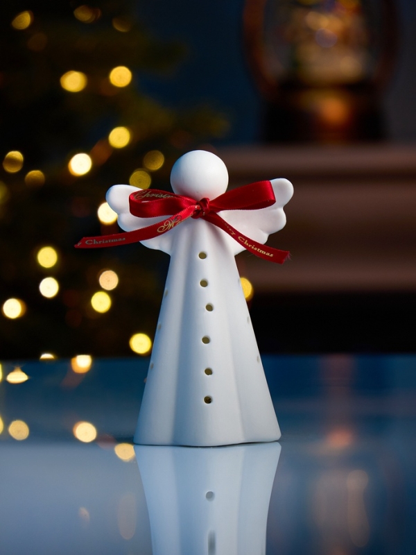 Светодиодная фигура Светодиодная фигура "Ангелок" 8.2х6.2х12.8 см, 1 LED, LR44x3(в компл.), свечение тёплое белое