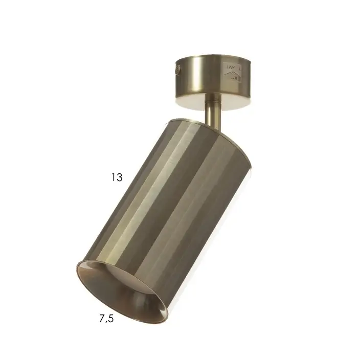 Спот &laquo;Алисер&raquo; GU10 бронза 7.5&times;7.5&times;20 см