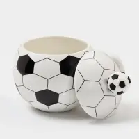 Кружка &laquo;Футбольный мяч&raquo;, 420 мл, 14&times;10&times;13 см, керамика, белая