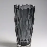 Ваза &laquo;Лойсли&raquo;, 24&times;11.5 см, стекло, чёрная