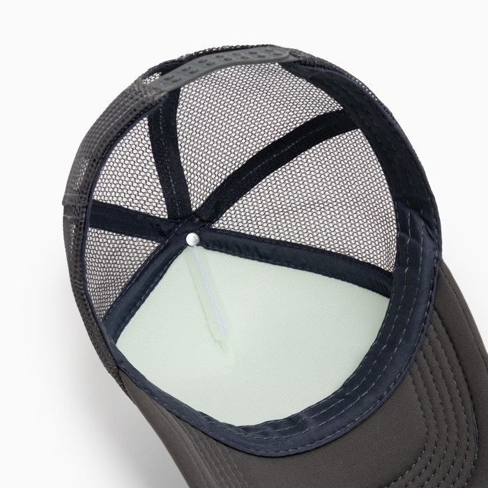 Бейсболка с сеткой MINAKU, цвет серый, размер 56-58 Бейсболка с сеткой MINAKU, цвет серый, размер 56-58