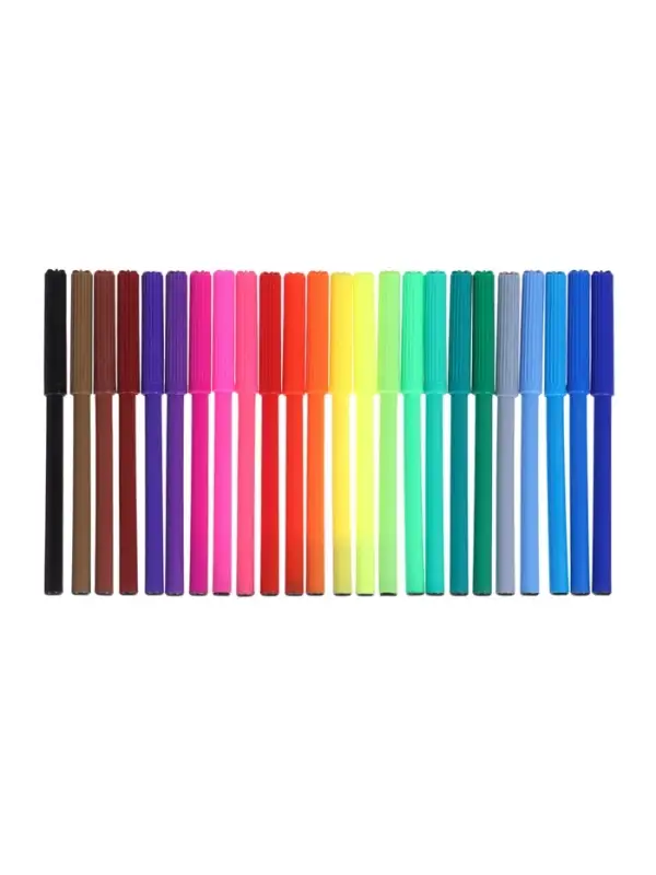 Фломастеры 24 цвета, вентилируемый колпачок, блистер