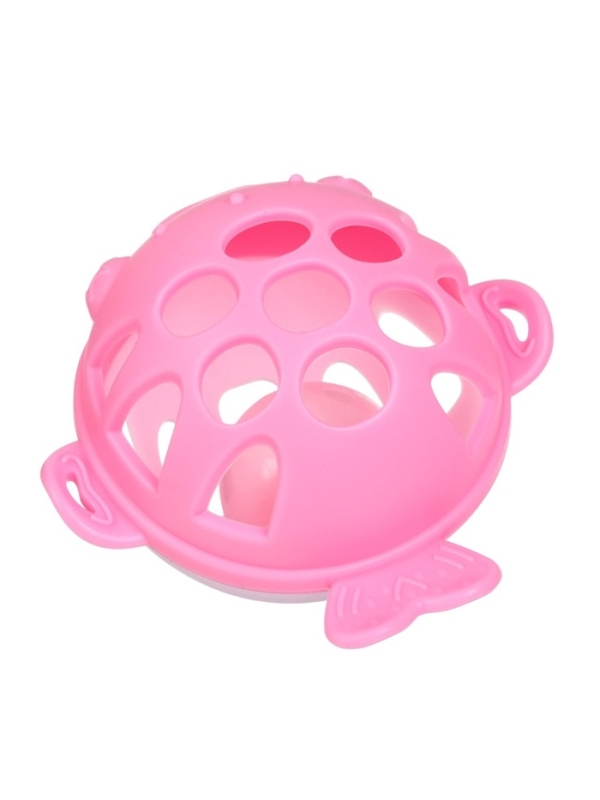 Прорезыватель силиконовый для зубов с погремушкой Крошка Я «Рыбка», в кейсе, розовый Прорезыватель силиконовый для зубов с погремушкой Крошка Я «Рыбка», в кейсе, розовый