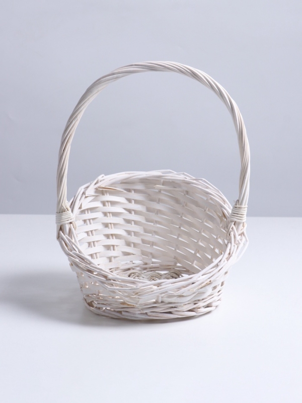 Корзина 25х25х5х13,5х30см, ива, белая