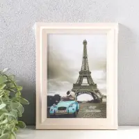 Фоторамка пластик 13х18 см "Остин" бело-бежевый 21,5х16,5х1,5 см