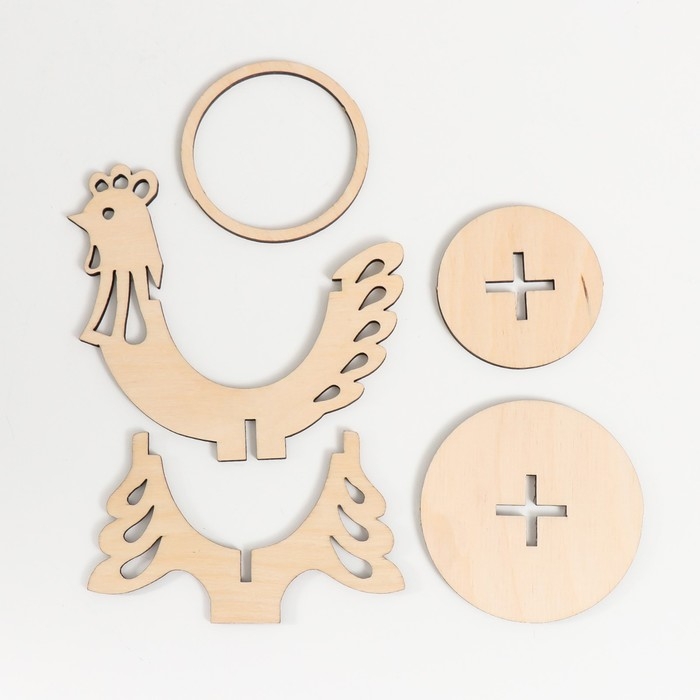 Подставка Пасхальная  Подставка Пасхальная "Курочка" 9,5х8,5х8,3 см (набор 5 деталей)