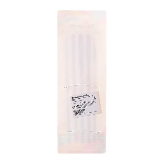 Набор кистей для рисования, нейлон, 5 штук: круглая, плоские, международный размер