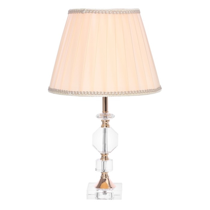 Настольная лампа Настольная лампа "Жаклин" Е27 40Вт золото 30х30х49 см RISALUX