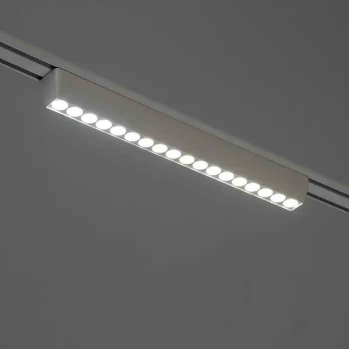 Светильник трековый BayerLux SLIM &laquo;Линза-33&raquo;, LED, 18 Вт, 3000K-6000К, 48 В, CRI90, 3.2&times;3.8&times;33.8 см, белый