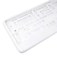 Рамка под номерной знак (белая) AVS RN-14