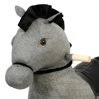 Качалка &laquo;Конь Восток&raquo;, светло - серая, МИКС