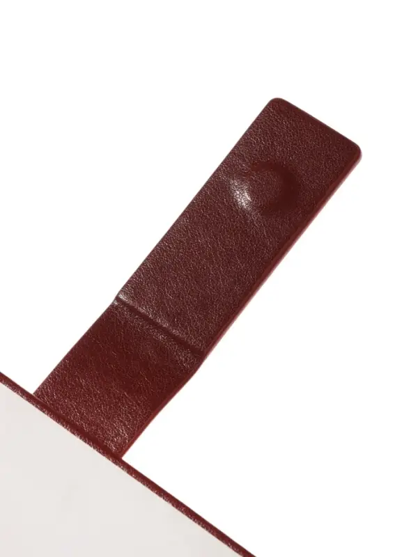 Ежедневник недатированный формат А5, с хлястиком, 112л, линия, держатель, пвх, Коричневый Ежедневник недатированный формат А5, с хлястиком, 112л, линия, держатель, пвх, Коричневый