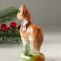 Сувенир Лошадка Мальва, 11,5х6,5 см, селенит