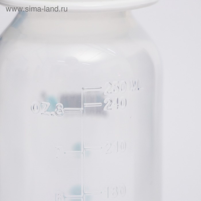Бутылочка для кормления SIMPLE MED +, классика, с ручками, 250 мл.,  от 0 мес, медл. поток