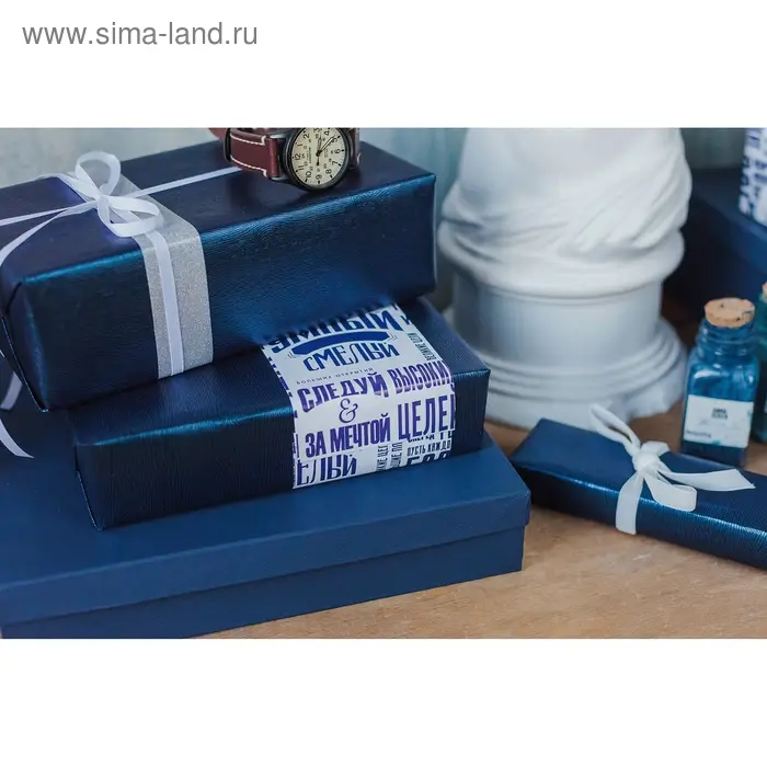 Бумага упаковочная глянцевая «Больших побед», 60 х 90 см