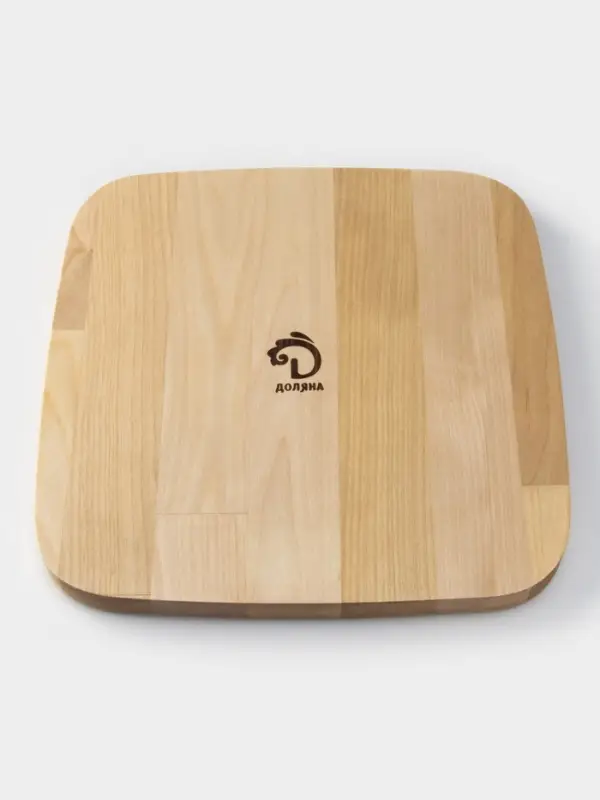 Менажница Доляна, 25&times;25&times;1.8 см, 5 секций, квадратная, дерево берёза