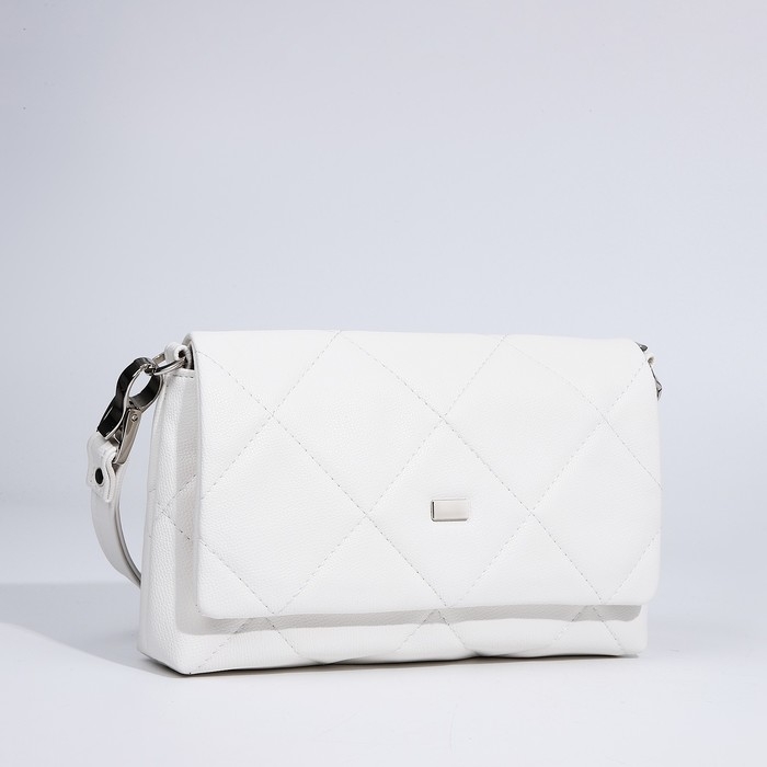 Сумка женская TEXTURA, мессенджер, маленький размер, цвет белый Сумка женская TEXTURA, мессенджер, маленький размер, цвет белый
