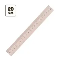 Линейка деревянная ЛМП 200 Calligrata, 20 см