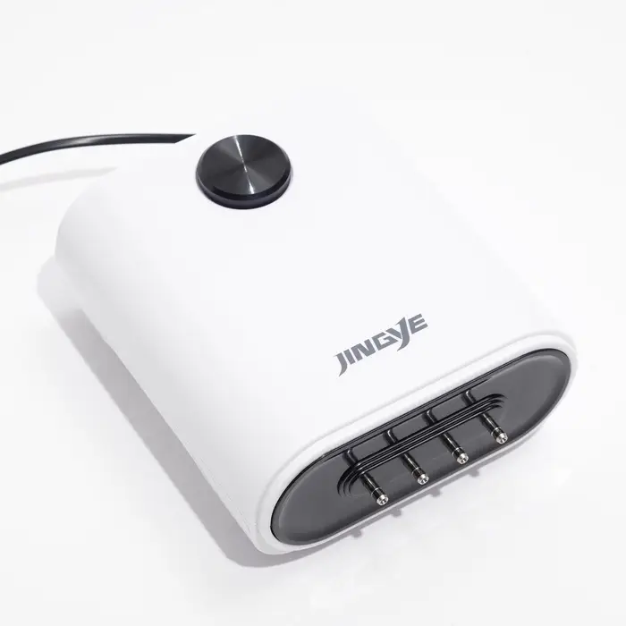 Компрессор воздушный JINGYE YE-942, бесшумный, регулируемый, 4&times;4 л/мин, 12 Вт