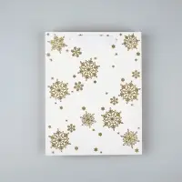 Пакет подарочный новогодний ламинированный &laquo;Снежинки&raquo;, MS 18&times;23&times;10 см