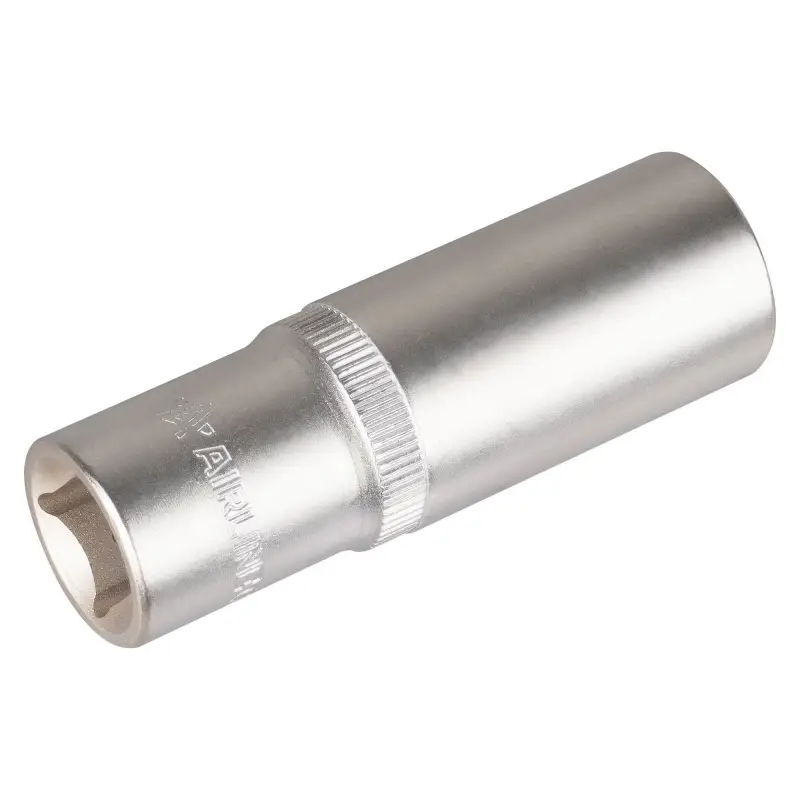 Головка торцевая 1/2"DR шестигранная 19мм, L=78мм пласт.подвес