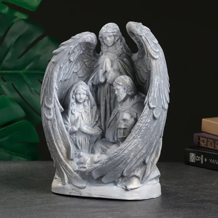 Фигурка гипс &laquo;Ангел Хранитель&raquo;, антик, 31&times;24&times;14.5 см