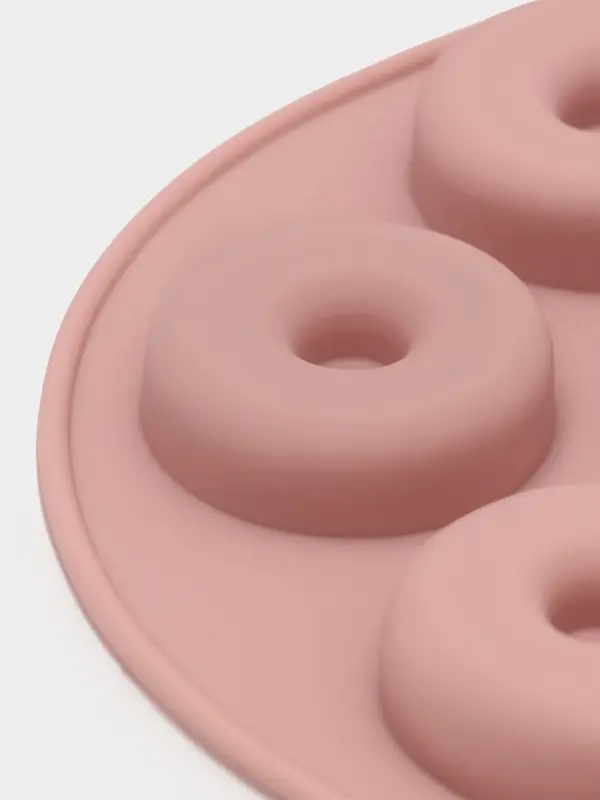 Форма для шоколада Доляна &laquo;Пончики&raquo;, силикон, 15.5&times;1.3 см, 7 ячеек, МИКС