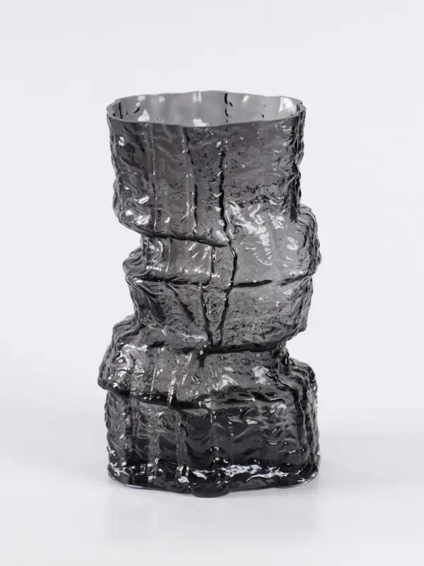 Ваза для цветов &laquo;Гоэтано&raquo;, 24.5&times;13 см, стекло, чёрная