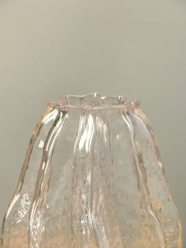 Ваза стекло настольная  Ваза стекло настольная "Кэли" 21х12х6 см, прозрачный