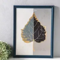 Фоторамка пластик 30х40 см "Остин" иссиня-чёрный 44,2х34,2х1,5 см