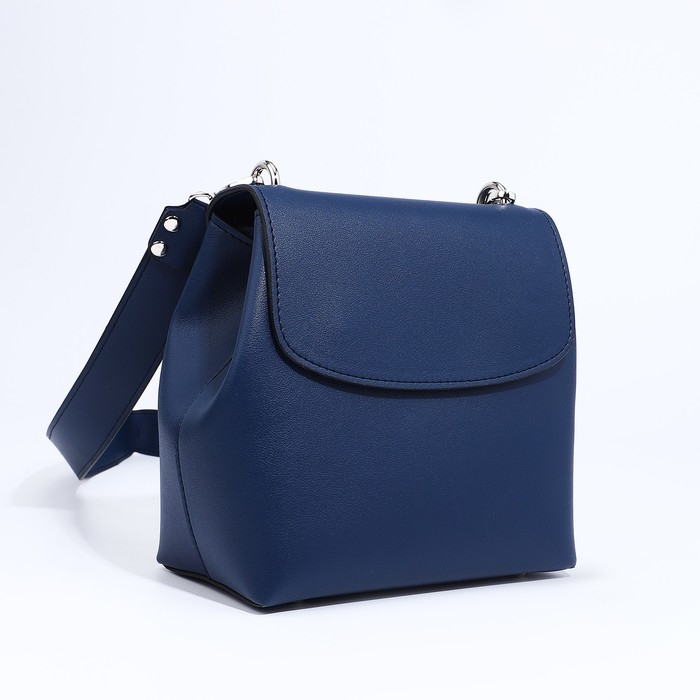 Сумка-мессенджер L-Craft на магнитах, наружный карман, цвет синий Сумка-мессенджер L-Craft на магнитах, наружный карман, цвет синий