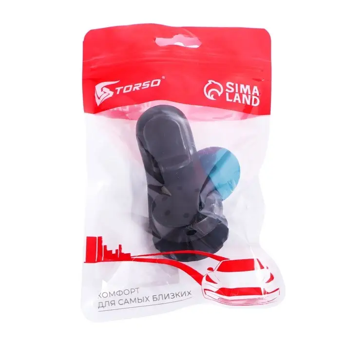 Держатель для телефона TORSO в дефлектор, магнитный, черный Держатель для телефона TORSO в дефлектор, магнитный, черный