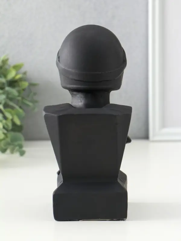 Фигура гипс &laquo;Бюст: Воин СВО&raquo;, 9&times;19 см, графит