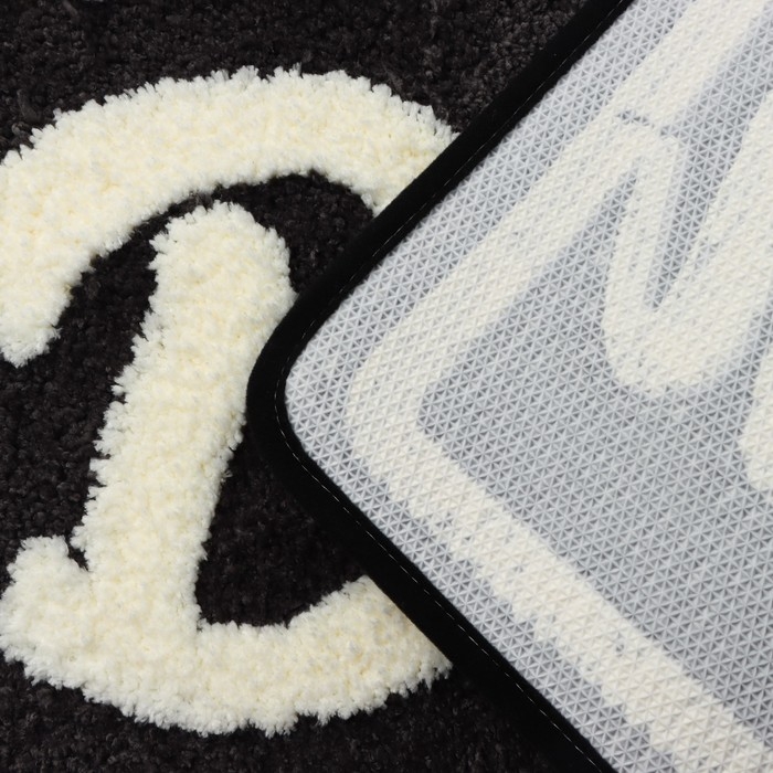 Коврик для ванной и туалета SAVANNA &laquo;Bath&raquo;, 40&times;60 см, цвет чёрный