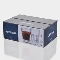 Стаканы низкие Luminarc New America, 270 мл, набор 6 шт., стекло, прозрачные