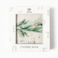 Скатерть Этель Spruce mood 150х180см +/-3см с ВГМО, 100%хл, саржа 190гр/м2