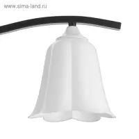 Плафон универсальный "Цветок"  Е14/Е27 снежно-белый 14х14х13см